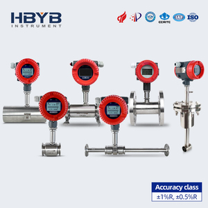 Fast Response Customizable LCD Display Pure Deionized Distilled Water 4-20mA <strong>Liquid</strong> <strong>Turbine</strong> Flow Meter - Product Image 4