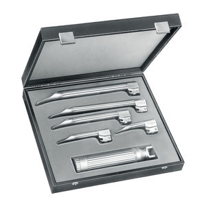 Instruments chirurgicaux manuels en acier pour anesthésie à la fibre optique avec lames Miller, set de laryngoscope médical ORL - Product Image 6