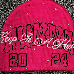 Knit <b>Beanie</b> Own Design Unisex Customized High Quality 100% <b>Wool</b> Digital Adjustable Street Style <b>Beanie</b> Cap Best Price for Winter - Product Image 6