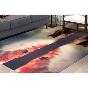 Alfombra Impresa en 3D de Dragon War, Alfombra de Entrada de Juego de Tronos, Alfombra Moderna Grande, Alfombra de Terciopelo - Product Image 2