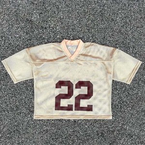 Camiseta de Fútbol Americano Oversize de Corte Holgado, Uniforme de Malla con Estampado por Transferencia Térmica, Equipo CLAW, Unisex, Secado Rápido, Transpirable, 100% - Product Image 3