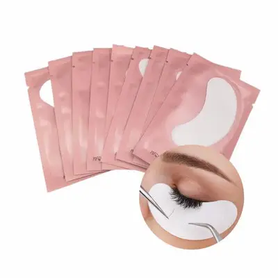 Pink Hydrogel lint free Thick Lamination Medical tape Eyelash pads for Eyelash extensions