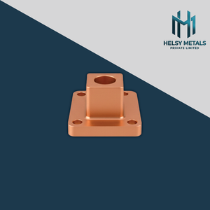 Custom VMC Copper <b>Mounting</b> <b>Block</b> High Thermal Performance Electrical Support Component for Industrial Mechanical Use - Product Image 1