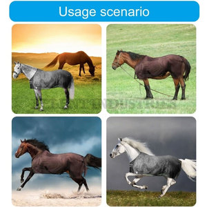 Istikrarlı ve açık koruma için batı eyer için tüm sezon su geçirmez at battaniye levha nefes at örtüsü - Product Image 5