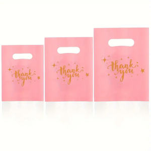 ถุงใส่เสื้อยืดพิมพ์ลายแบบตัดด้วยพลาสติกสำหรับสัตว์เลี้ยงของขวัญเสื้อผ้าสำหรับซูเปอร์มาร์เก็ต - Product Image 5