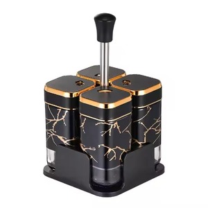 Bocaux à épices en acier inoxydable pour étagère de cuisine Assaisonnement Épices Masala Rack Cabinet Organisateur Stockage Passe au lave-vaisselle - Product Image 6