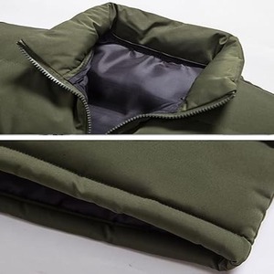 Chaqueta acolchada de poliéster 100% de invierno de alta calidad para mujer, chaqueta acolchada ligera para hombre, hecha por Dress Sports - Product Image 5