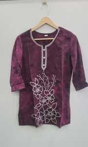 เสื้อแขนกุดทรงตรงปักลายเรขาคณิตผ้าคอตตอนวิสโคสแบบลำลองสำหรับผู้หญิงพร้อมกระดุมตกแต่งสำหรับฤดูใบไม้ผลิฤดูใบไม้ร่วง - Product Image 5