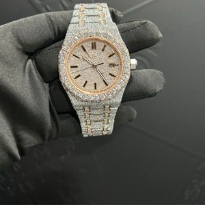 Wholesale Iced Out Moissanite <b>Watch</b> | VVS <b>Skeleton</b> Luxury Presidential Design - Product Image 3