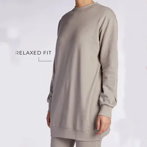 Sweat à capuche de sport islamique pour femmes, vêtements de sport musulmans actifs pour le jogging et l'entraînement, sweat-shirt islamique