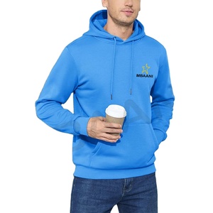 Sudaderas con Capucha para Hombre en Color Azul Celeste - Product Image 1