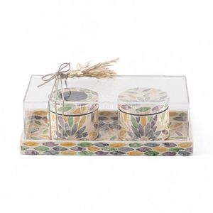 Brûle-encens religieux artisanal en nacre pour autel domestique et décoration spirituelle, origine Vietnam - Product Image 2