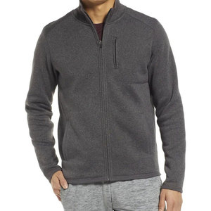 Chaqueta de Forro Polar con Tejido de Punto Color Carbón para Hombre |   Bicicleta Urbana Híbrida de 240 g |   Bordado Ejecutivo de Alto Rendimiento OEM en la Parte Delantera - Product Image 2