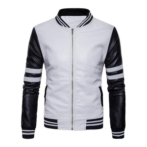 New High Quality <b>Leather</b> <b>Jacket</b> Custom Design PU <b>Leather</b> <b>Jacket</b> for <b>Men</b> Plus Size <b>Men's</b> <b>Jackets</b> - Product Image 3