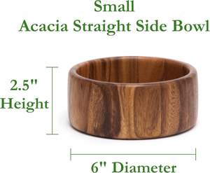 ชามไม้อะคาเซียแบบตรงด้านผู้ผลิตสำหรับผลไม้ขายส่ง - Product Image 5