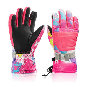 Gants de ski personnalisés de haute qualité mitaines en cuir chaud d'hiver pour le snowboard Offre Spéciale temps froid essentiel - Product Image 5