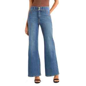 Pantalones Vaqueros Negros de Mezclilla para Mujer, Estilo Casual, Moda Urbana, Pierna Ancha, Holgados, Lavados, Pantalones Vaqueros Largos - Product Image 5