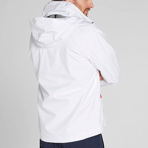 Veste de pluie de sport pour hommes personnalisée coupe-vent softshell imperméable léger avec tissu en toile - Product Image 6