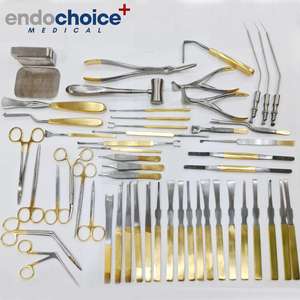 Ensemble d'instruments chirurgicaux en acier inoxydable 50 durables outils de chirurgie nasale de rhinoplastie de puissance manuelle équipement de chirurgie plastique - Product Image 6