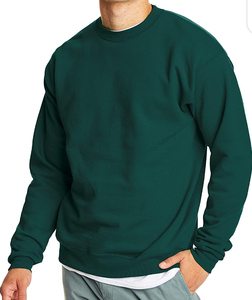 Sweat-shirt à col rond sur mesure en gros pour hommes - Écologique, séchage rapide, respirant avec logo frontal - Product Image 6