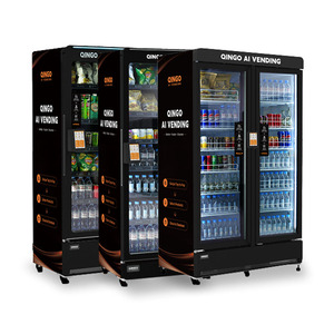 Distributeur automatique intelligent New-Tech AI avec support de prépaiement, paiement par <span class=keywords><strong>carte</strong></span> pour snacks et boissons, fonctionnement 24h/24 et 7j/7, gestion basée sur le cloud - Product Image 3