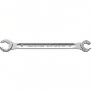ประแจแหวนเปิด Stahlwille แบบเมตริก ดีไซน์โค้งงอเพื่อการจับที่ดีที่สุดและการใช้งานที่สะดวกสบาย - Product Image 3
