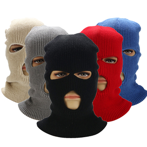 Pilot Acrylic Knitted Face <b>Masks</b> Hatrobber Hatbeanie Wind Defense Head Beanie <b>Ski</b> Balaclava - Product Image 3