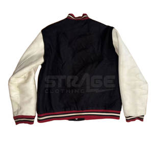 Veste en jean classique en cuir, veste universitaire de haute qualité, légère, écologique, logo frontal pour la mode quotidienne, veste matelassée pour homme - Product Image 2