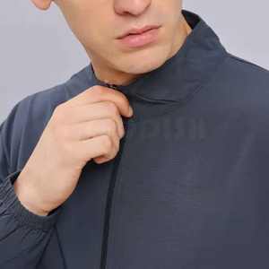 Chaqueta de poliéster para hombre para todo tipo de clima, chaquetas de invierno con cuello levantado, Capucha ajustable, mezcla de tela transpirable, logotipo frontal colocado - Product Image 5