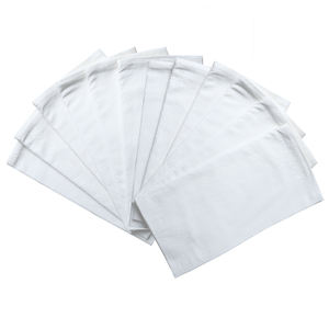 AALISHAN 100% saco de harina de algodón toallas de cocina tejido liso cuadrado estilo personalizable costura impresión desechable limpieza del hogar - Product Image 2