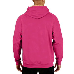 เสื้อฮู้ดผู้ชายทรงปกติสำหรับฤดูหนาว ผ้าฝ้ายฟลีซ 100% ระบายอากาศได้ดี แห้งเร็ว คุณภาพสูง สตรีทแวร์ รับสกรีนโลโก้ - Product Image 2