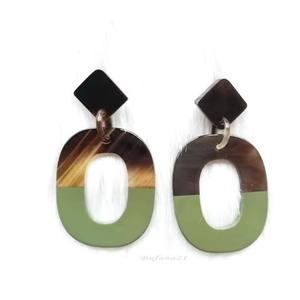 Pendientes de Cuerno de Búfalo para Niñas, Pendientes de Mujer, Joyería de Cuerno, Cuerno Natural para Mujer, Alta Calidad - Product Image 3