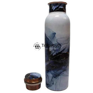 Botella de cobre sostenible para objetivos de hidratación diarios, regalo tradicional y elegante para una vida saludable Tradebyd - Product Image 3