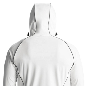 Venta caliente en línea 2025 Trajes de chándal con logotipo personalizado Hombres Deporte Conjunto de 2 piezas Chándal con cremallera Chándal cortavientos en blanco Hombres - Product Image 3