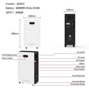 Sistema de Energía Solar Lifepo4 de 15KWH de Envío Rápido para Electrodomésticos, 5Kw-30Kw, de My Store White - Product Image 3