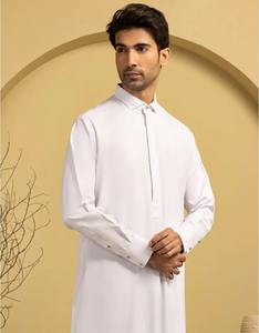 Vêtements islamiques pour hommes Thobe musulman arabe Thobe vente en gros à bas prix vêtements islamiques pour hommes Thobe Jubba pour hommes - Product Image 2