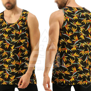 Débardeur de sport léger et respirant pour homme, séchage rapide, été, salle de sport, personnalisé, polyester et coton coloré - Product Image 4