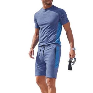 Nuevo estilo, venta al por mayor, novedad de verano personalizada, ropa deportiva para correr, chándal y pantalones cortos de gimnasio, Conjunto de camiseta de 2 piezas para hombre 2025 - Product Image 5