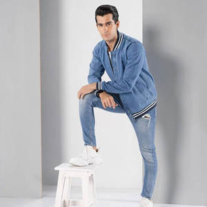 Veste en toile denim de haute qualité, respirante, décontractée pour l'hiver, pour hommes, à bas prix vente Oem Service - Product Image 4