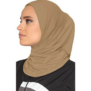 Hijab de color sólido para mujer, tela suave ajustable de alta calidad disponible en todos los tamaños, transpirable y cómodo - Product Image 1