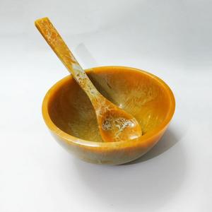 Bol en résine de style écologique parfait pour une utilisation durable dans la cuisine et une décoration de table - Product Image 2