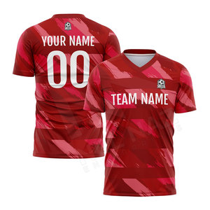 Maillot de Football Réversible Hommes Logo En Gros Sublimation Hommes Uniforme Football Personnalisé Ensemble france, Maillot De Football Bleu Et Rouge - Product Image 4