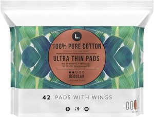 ซื้อแผ่นอนามัยแบบยาวพิเศษ L. Organic Cotton สำหรับผู้หญิง ไม่มีกลิ่น ปีกแบบระบายอากาศ ซึมซับได้ดีสำหรับกลางคืน บรรจุ 56 ชิ้น - Product Image 2