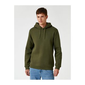 Sweat à capuche en coton mélangé de qualité supérieure, produit de base, fabriqué au Pakistan, respirant, pour hommes - Product Image 5