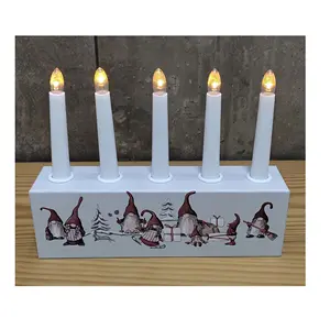 Venta caliente decoración del hogar vela sin llama pilas velas LED vela para fiesta último diseño papel vela puente