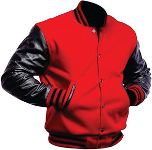 Unisex Cotton College <b>Varsity</b> <b>Jacket</b> Custom Designer Logo Embroidery Wholesale Casual CollegeBaseballjacket for men DDP Shipping - Product Image 5