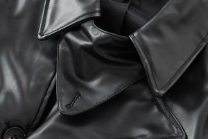 New Streetwear Style Long Sleeve Solid <b>Women</b> Leather <b>Jacket</b> Comfortable Fitness <b>Lightweight</b> <b>Women</b> Leather <b>Jacket</b> Best Selling - Product Image 5