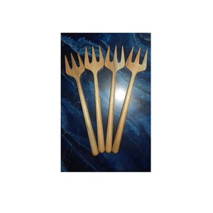 Lớn bằng gỗ Flatware ngã ba với handmade đánh bóng cho khách sạn ở giá rẻ chất lượng tốt xoài gỗ bữa ăn tối Ngã Ba thiết lập dao kéo - Product Image 1