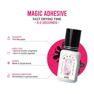 CharmLash Best Selling <b>Adhesive</b> <b>Lash</b> Glue 0.5s Formaldehyde Free Eyelash <b>Adhesive</b> ODM OEM Fast Dry <b>Lash</b> Glue <b>Adhesive</b> Wholesale - Product Image 3