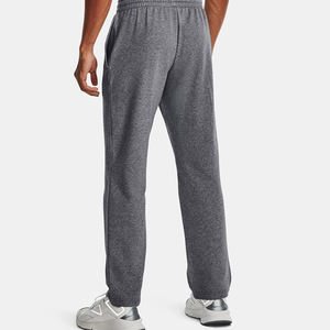 Pantalon de survêtement décontracté en coton léger pour hommes personnalisable Streetwear Joggers droit mi-plat toile tissu écologique rapide - Product Image 2